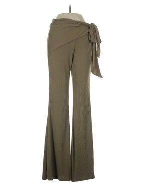 Free people High-Waist Olive Wrap Flare Pants